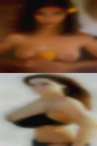 Long females naked hair ,tats.